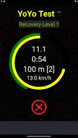 Yo-Yo Test скриншот 12