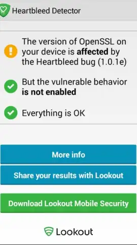 Heartbleed Security Scanner скриншот 2