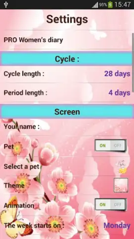 Women’s diary скриншот 5
