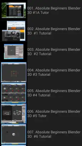 Blender Tutorials скриншот 2