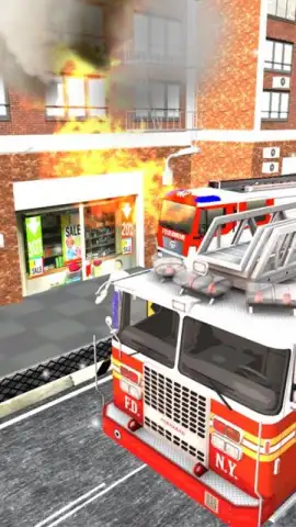 Crazy FireTruck скриншот 1