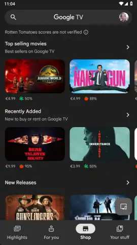 Google TV скриншот 15
