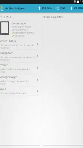 AirWatch Agent скриншот 3