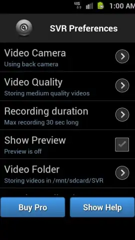 Secret Video Recorder (Android 1X) скриншот 9