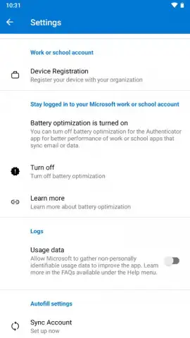 Microsoft Authenticator скриншот 16