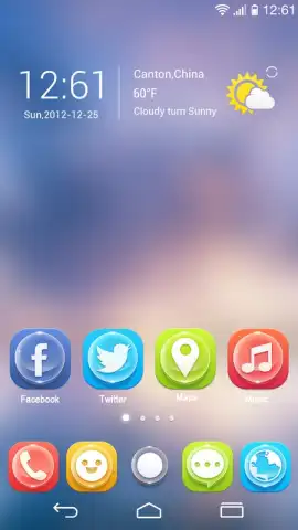 Clean GO Launcher Theme скриншот 4