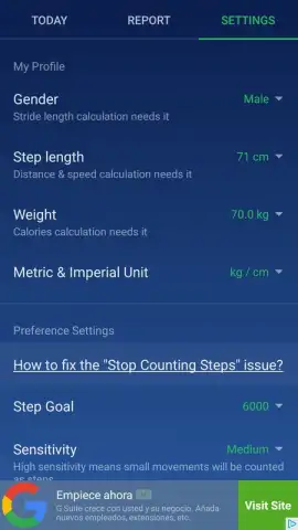 Pedometer Step Counter скриншот 5