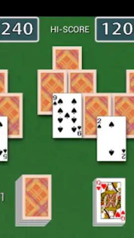 Tri Peaks Solitaire скриншот 2