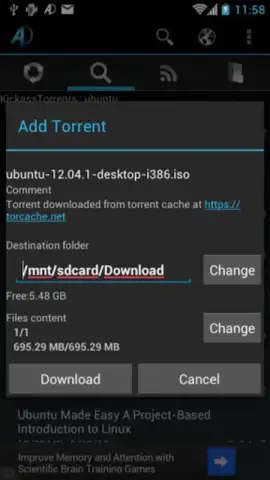 aDownloader New скриншот 1