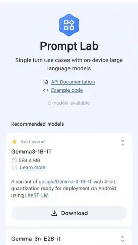 Google AI Edge Gallery скриншот 15