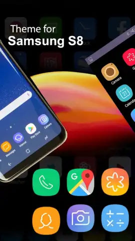 Samsung S8 edge Launcher - Themes and Wallpaper скриншот 2