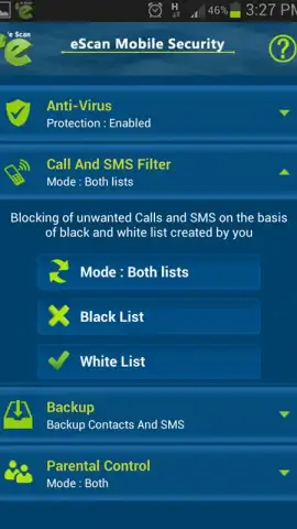 eScan Mobile Security скриншот 7