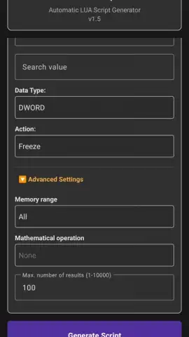 GG Script Generator скриншот 7