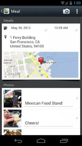 Evernote Food скриншот 3