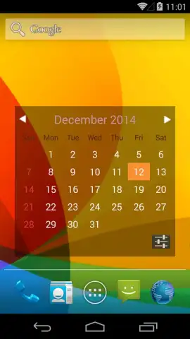Month Calendar Widget скриншот 5