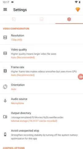 AZ Screen Recorder скриншот 1