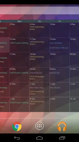 Touch Calendar Free скриншот 2