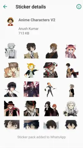 Otaku Nadu Sticker Pack скриншот 1