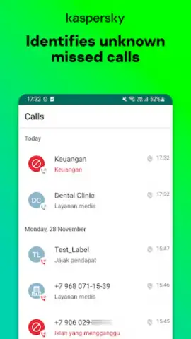 Anti-spam: Kaspersky Who Calls скриншот 6