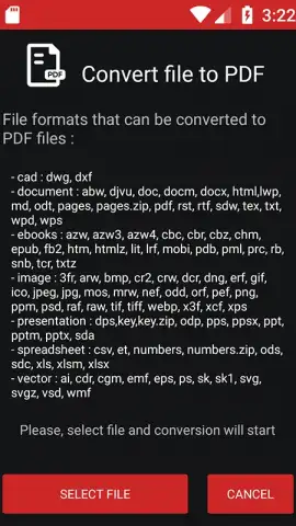 PDF Conversion Tool скриншот 7