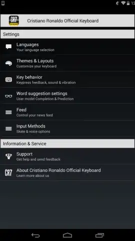 Cristiano Ronaldo Official Keyboard скриншот 4