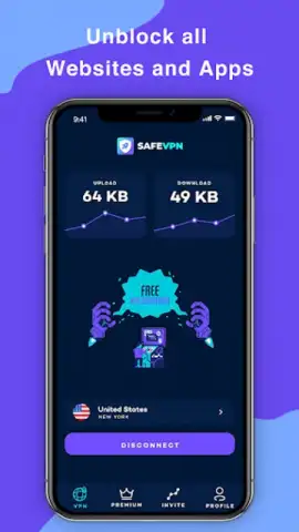 Safe VPN: Super & Fast VPN App скриншот 4
