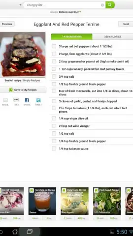 Recipes & Nutrition скриншот 10