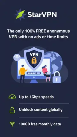 StarVPN - Free Private & Secure VPN скриншот 1