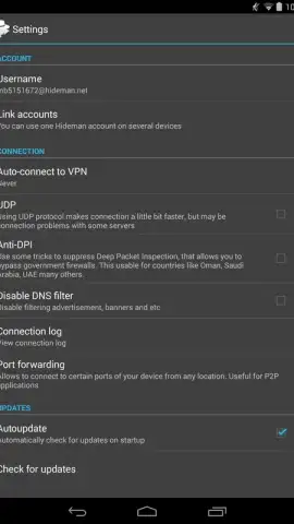 Hideman VPN скриншот 5