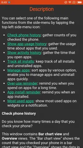 App Usage скриншот 9