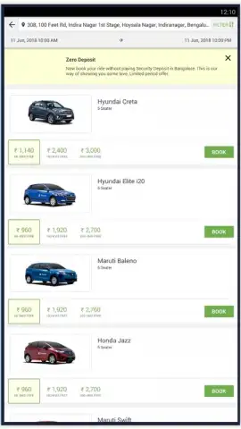 Zoomcar скриншот 7