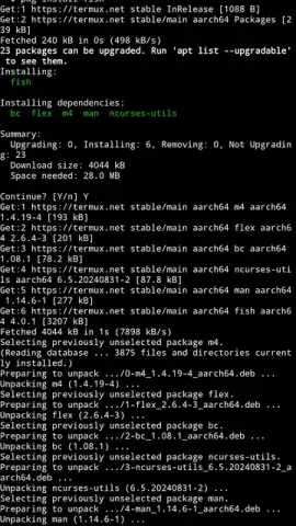 Termux скриншот 2