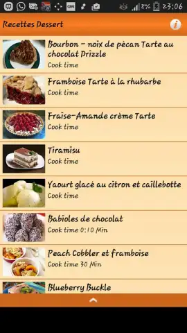 Recettes Dessert скриншот 2