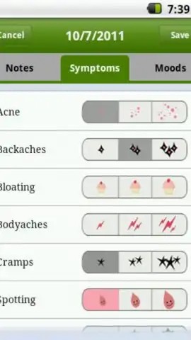 Period Tracker скриншот 2