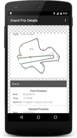 Formula Race Calendar скриншот 7