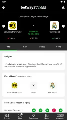 Betway Scores скриншот 9