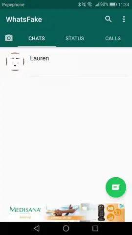 Fake Chat Whatsapp скриншот 5