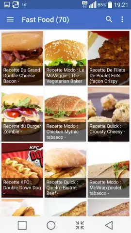 Recettes Sandwichs скриншот 3