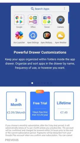 Apex Launcher скриншот 12