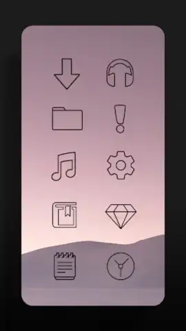 Lines Dark - Icon Pack скриншот 10