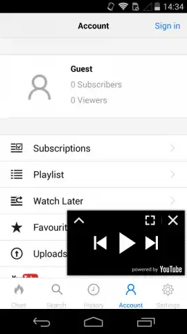 MyTube YT Player скриншот 1