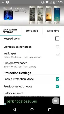 Keypad Lock Screen WatchDog скриншот 1