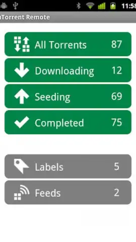 µTorrent Remote скриншот 1