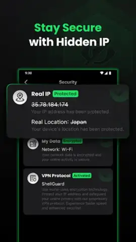 SafeShell VPN - Fast & Secure скриншот 2