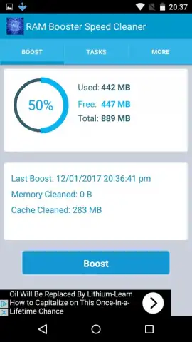 RAM Booster Speed Cleaner скриншот 1