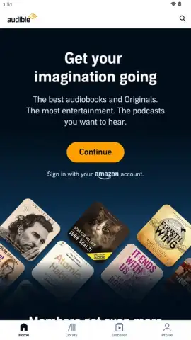 Audible скриншот 1