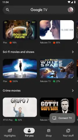 Google TV скриншот 12