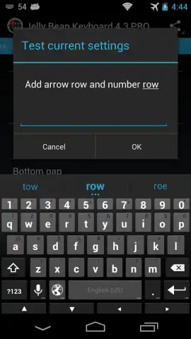 Jelly Bean Keyboard 4.3 скриншот 4