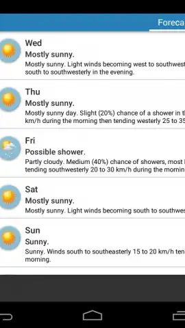 Au Weather Free скриншот 3