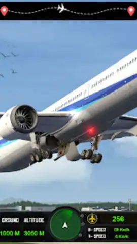 Airplane Flying Pilot Games скриншот 1